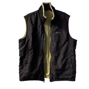 Abel Foxs Men’s Full Zipper Front Reversible Sleeveless Vest Size Large